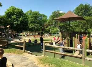 Spring Rock Park Playground in Western Springs, IL